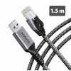 Goobay AXAGON ADE-AM15 USB-A tinklo adapteris su integruotu 1,5 m CAT6 kabeliu
