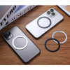 Tech-Protect MagMat MagSafe universalus magnetinis žiedas, juodas ir sidabrinis (2 vnt.)
