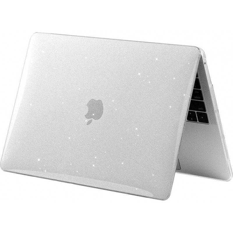 Tech-Protect SmartShell dėklas Apple MacBook Air 13 2022-2024, glitter clear