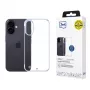 3mk Just20g Clear Case Apple iPhone 16 išmaniojo telefono dėklas, permatomas