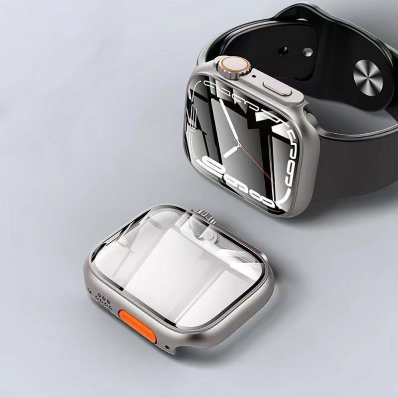 Tech-Protect Defense360 dėklas Apple Watch 4/5/6/7/8/9/SE 44/45 mm, juodas/oranžinis