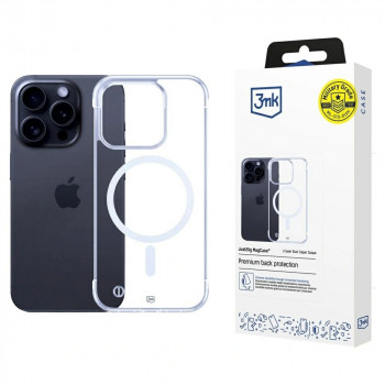 3mk Just20g MagCase išmaniojo telefono dėklas Apple iPhone 14 Pro Max, permatomas