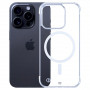 3mk Just20g MagCase išmaniojo telefono dėklas Apple iPhone 15 Pro, permatomas