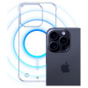 3mk Just20g MagCase išmaniojo telefono dėklas Apple iPhone 15 Pro, permatomas