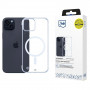 3mk Just20g MagCase išmaniojo telefono dėklas Apple iPhone 15 Plus, skaidrus