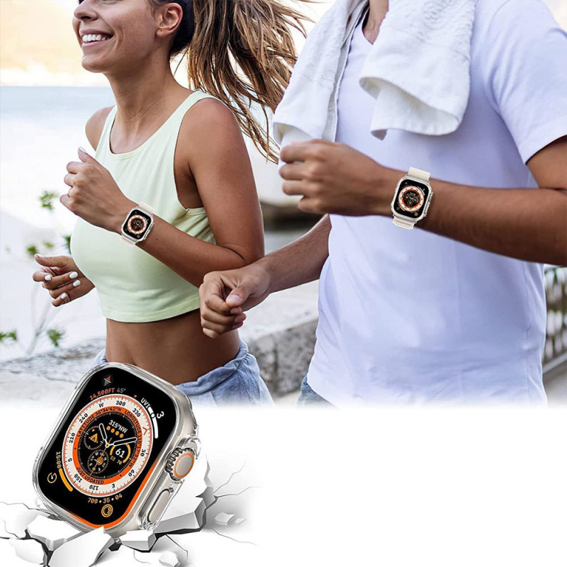Tech-Protect Defense360 dėklas Apple Watch Ultra 1 / 2 / 3 49 mm, permatomas