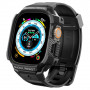 Spigen Rugged Armor Pro Spigen dirželis su korpusu, skirtas Apple Watch Ultra 1 / 2 / 3 49 mm, juodas