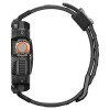 Spigen Rugged Armor Pro Spigen dirželis su korpusu, skirtas Apple Watch Ultra 1 / 2 / 3 49 mm, juodas