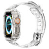 Spigen Rugged Armor Pro apyrankė su korpusu, skirta Apple Watch Ultra 49 mm, Crystal Clear