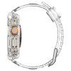 Spigen Rugged Armor Pro apyrankė su korpusu, skirta Apple Watch Ultra 49 mm, Crystal Clear