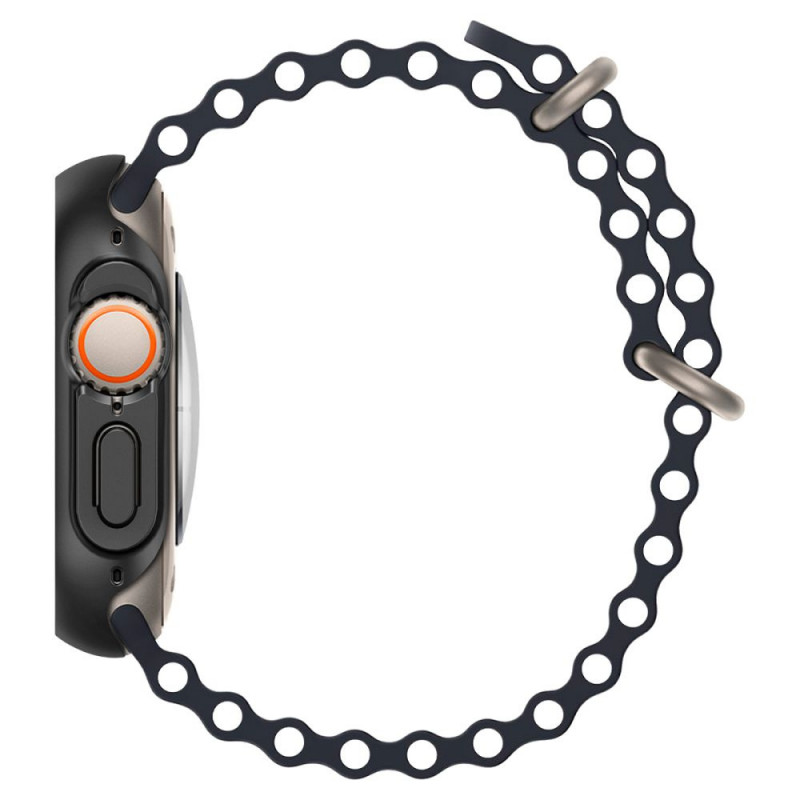 Spigen Thin Fit Spigen dėklas, skirtas Apple Watch Ultra 1 / 2 / 3 49 mm, juodas