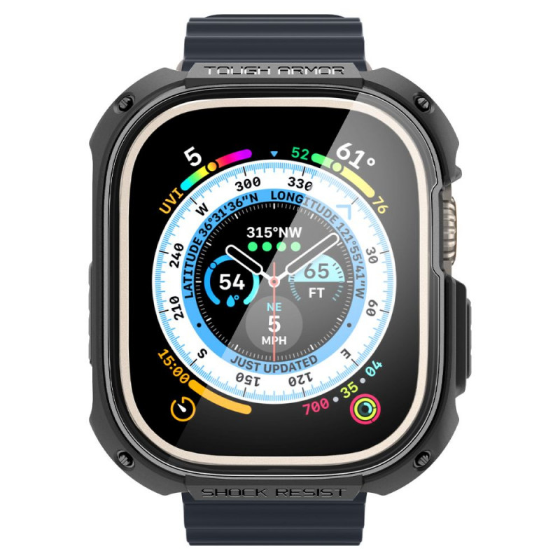Spigen Tough Armor išmaniojo laikrodžio Apple Watch Ultra 49 mm dėklas, juodas