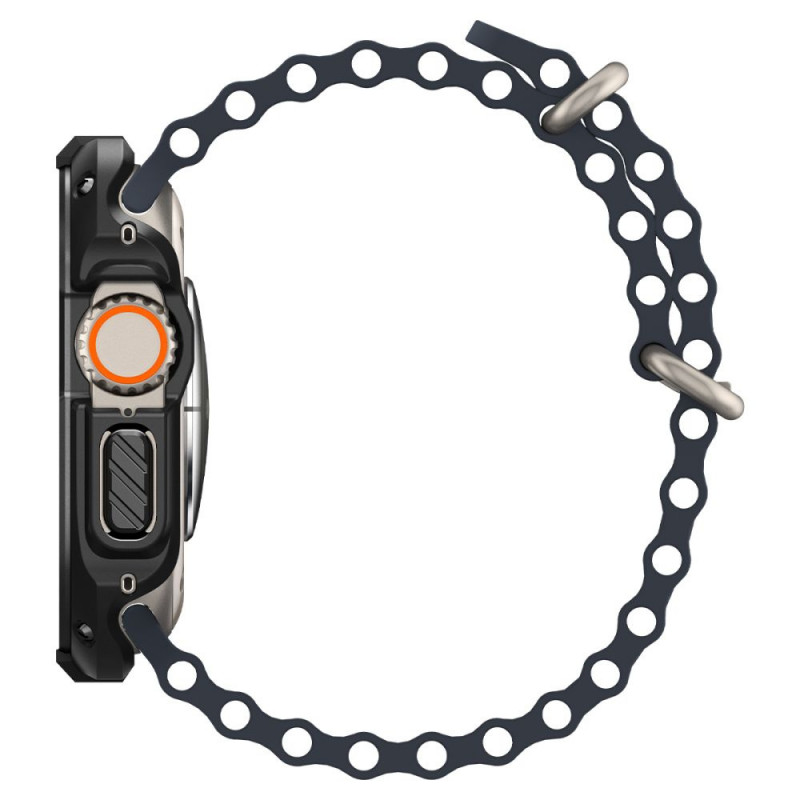 Spigen Tough Armor išmaniojo laikrodžio Apple Watch Ultra 49 mm dėklas, juodas