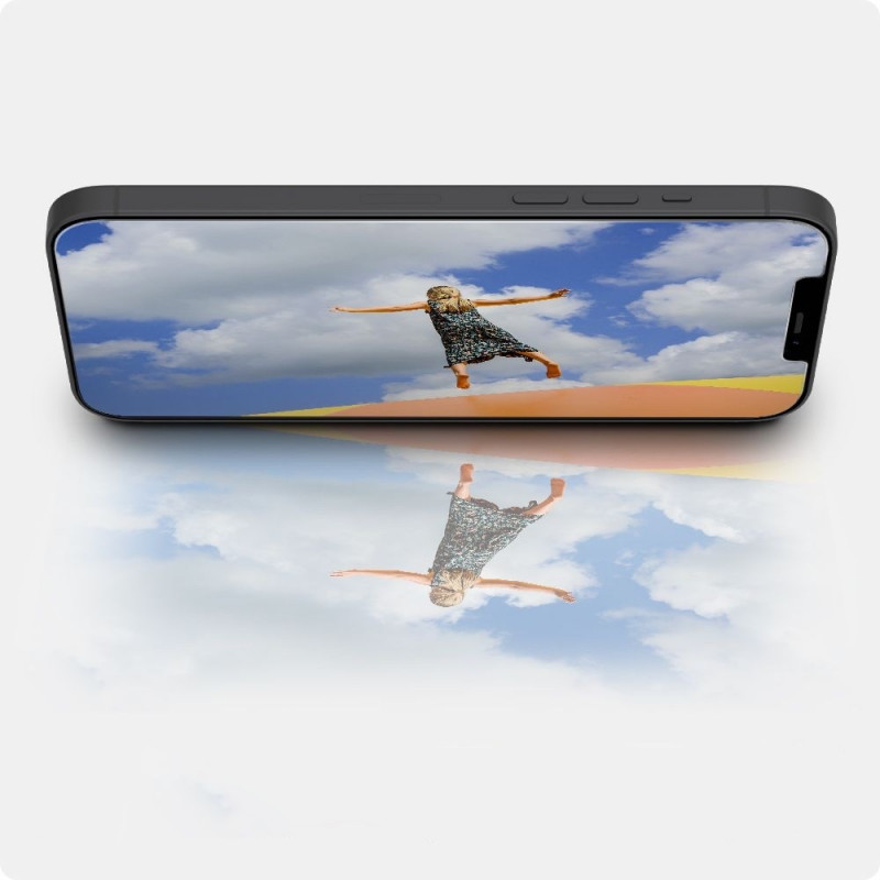 Spigen GLAS.tR EZ Fit grūdintas stiklas Apple iPhone 12 / 12 Pro (2 vnt.)