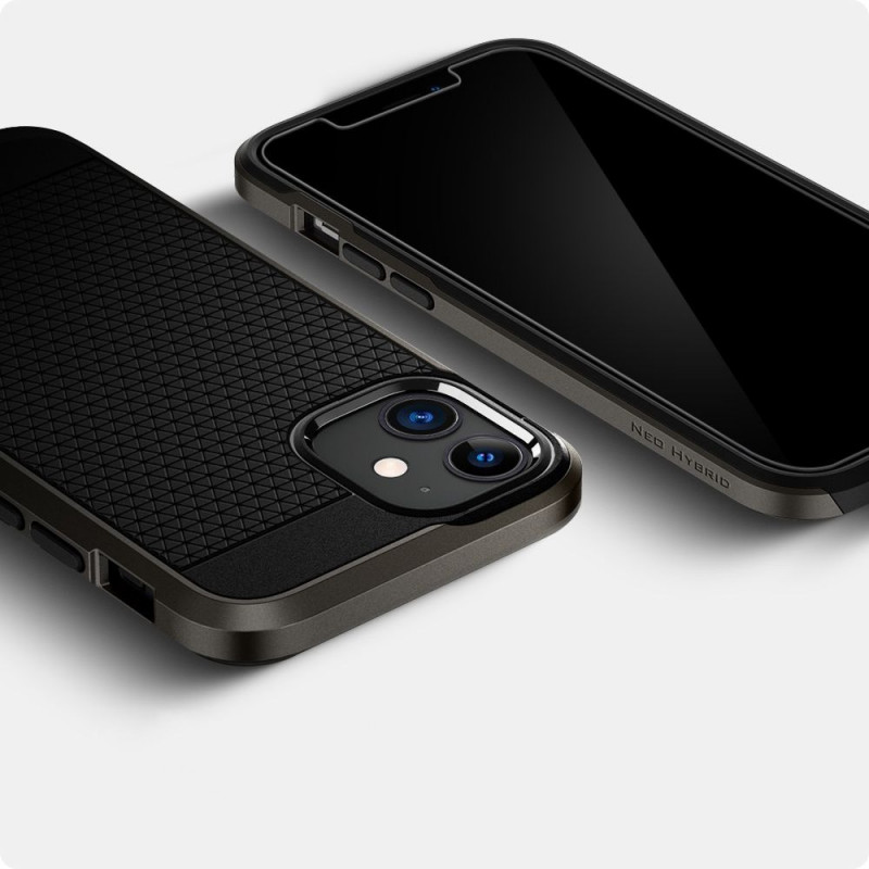Spigen GLAS.tR EZ Fit grūdintas stiklas Apple iPhone 12 / 12 Pro (2 vnt.)