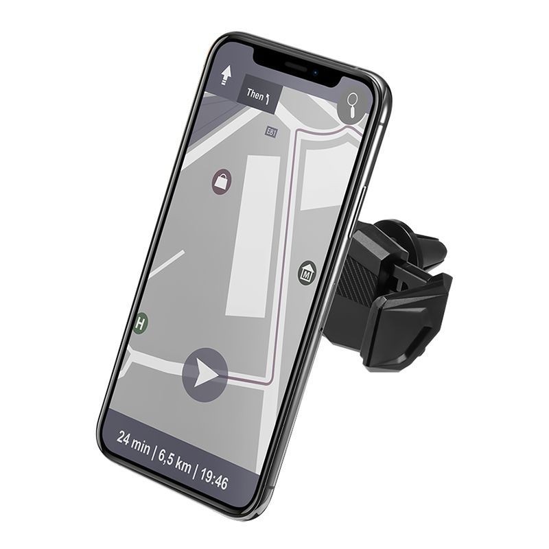 Spigen Click.r 000CP26265 telefonų laikiklis automobilio oro difuzoriui, juodas