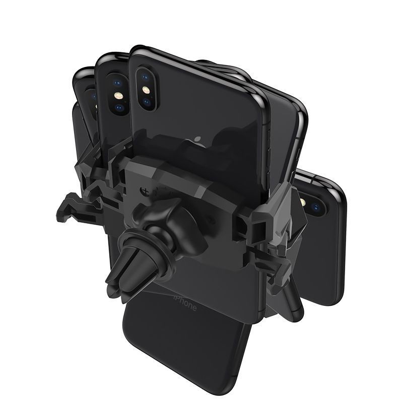 Spigen Click.r 000CP26265 telefonų laikiklis automobilio oro difuzoriui, juodas