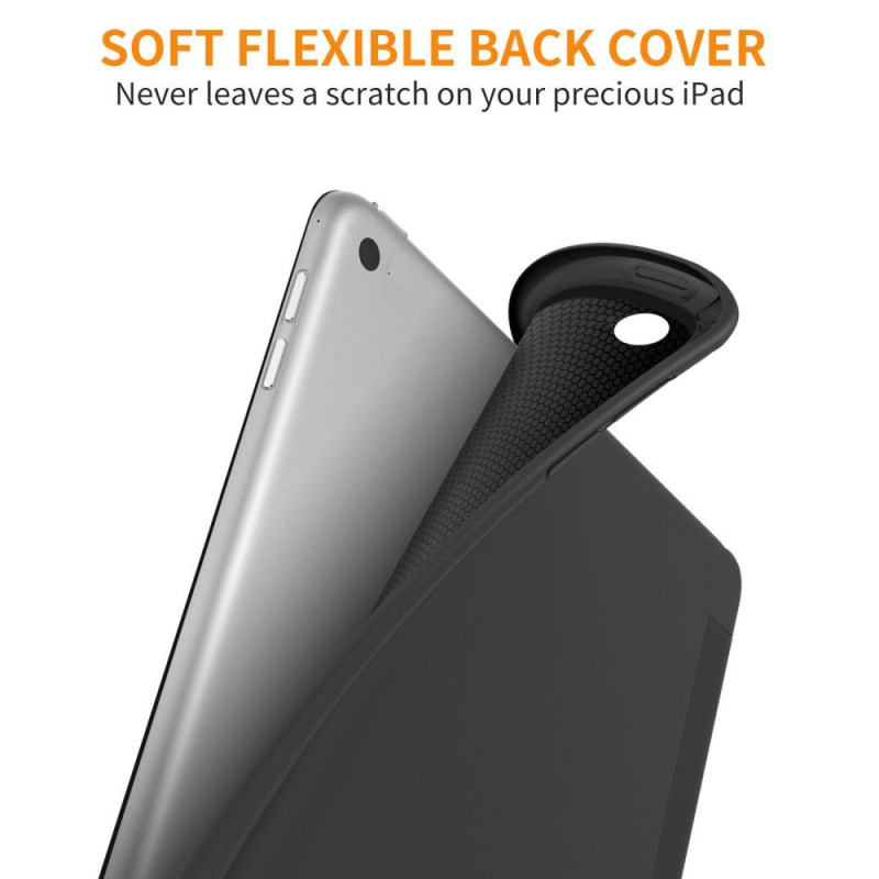 Tech-Protect Smartcase THP770BLK dėklas Apple iPad 9.7 (2017/2018, 5 ir 6 kartos), juodas