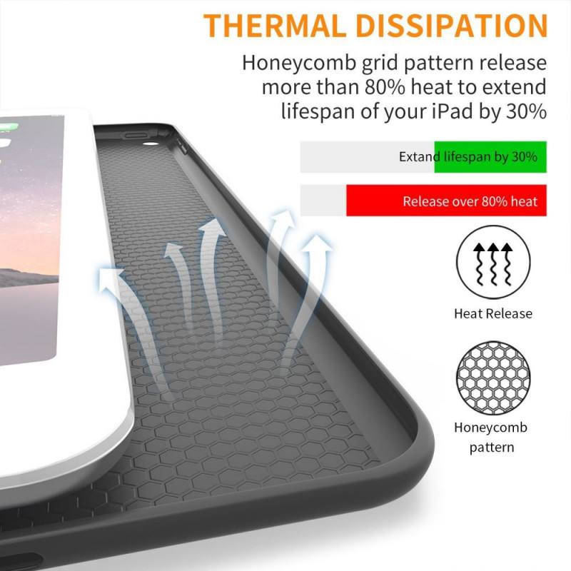 Tech-Protect Smartcase THP770BLK dėklas Apple iPad 9.7 (2017/2018, 5 ir 6 kartos), juodas