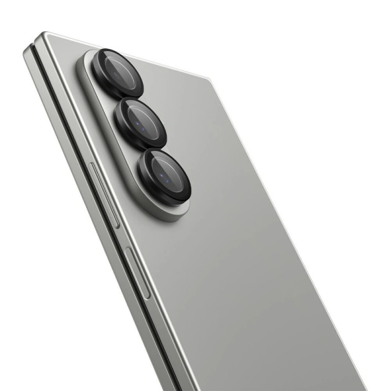 Spigen Optik Pro HD Glas.tR EZ Fit AGL09581 fotoaparato apsauga, skirta Samsung Galaxy Z Fold 7 / 8 Ultra, juoda (2 vnt.)