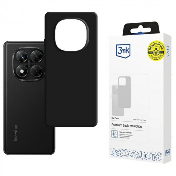 3MK Matt Case Pro dėklas, skirtas Xiaomi Redmi Note 14 Pro 5G / Poco X7 5G, juodas
