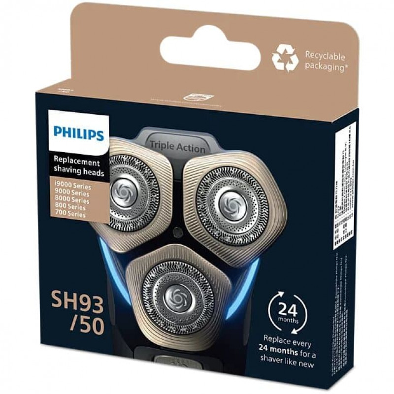 Philips Series 9000 SH93/50 keičiamos skustuvo galvutės