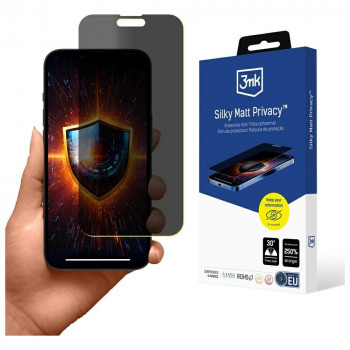 3MK Silky Matt Privacy matinė privatumo apsauginė plėvelė Apple iPhone 14 Pro Max