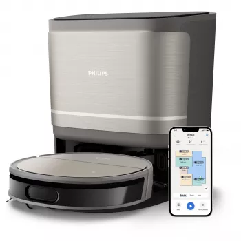 Philips HomeRun 9000 Series XU9100/10 Aqua robot dulkių siurblys, juodas