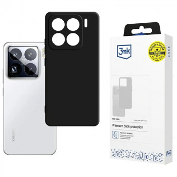 3MK Matt Case dėklas Xiaomi 15 Pro telefonui, juodas