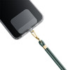 3MK EasyClip telefonų pakabukas, Dark Green / Gold