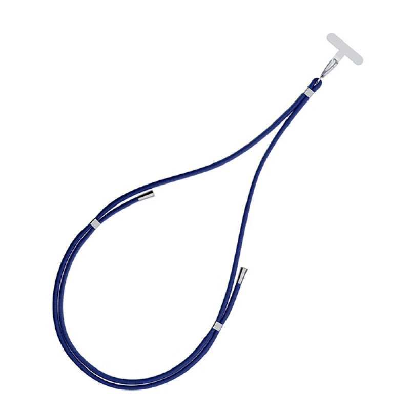 3MK EasyClip telefonų pakabukas, Dark Blue / Silver