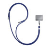 3MK EasyClip telefonų pakabukas, Dark Blue / Silver