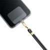 3MK EasyClip telefonų pakabukas, Black / Gold