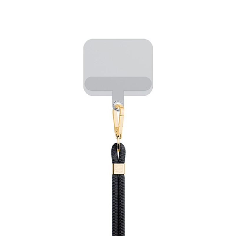 3MK EasyClip telefonų pakabukas, Black / Gold