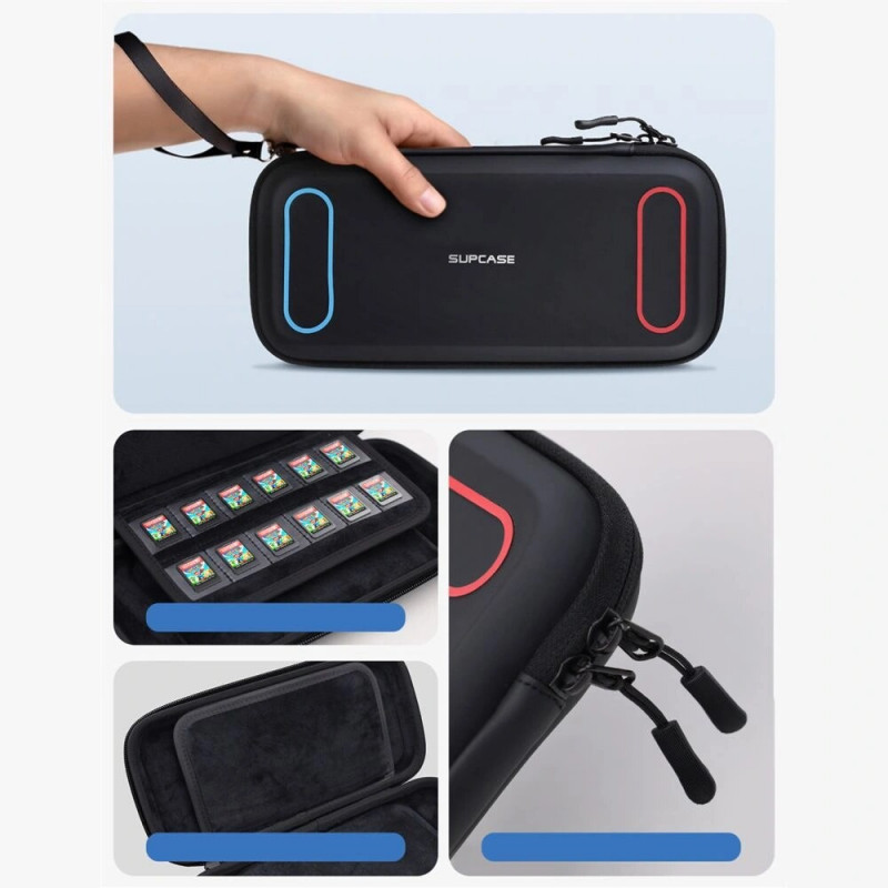 Supcase Carrying Mini nešiojimo dėklas Nintendo Switch 2, juodas