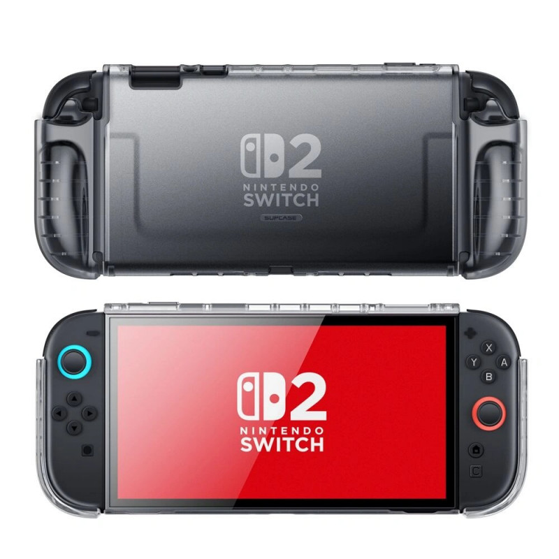 Supcase Crystal Case, skirta Nintendo Switch 2, Frost Black