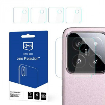 3mk Lens Protection hibridinis fotoaparato stiklas Xiaomi 14 (4 vnt.)