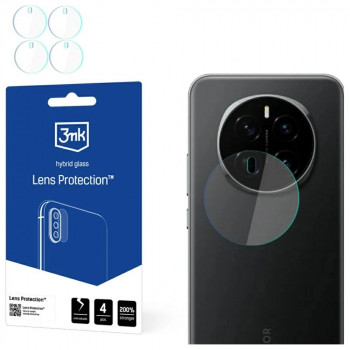 3MK Lens Protection hibridinis stiklas Honor Magic7 Pro fotoaparato objektyvui (4 vnt.)
