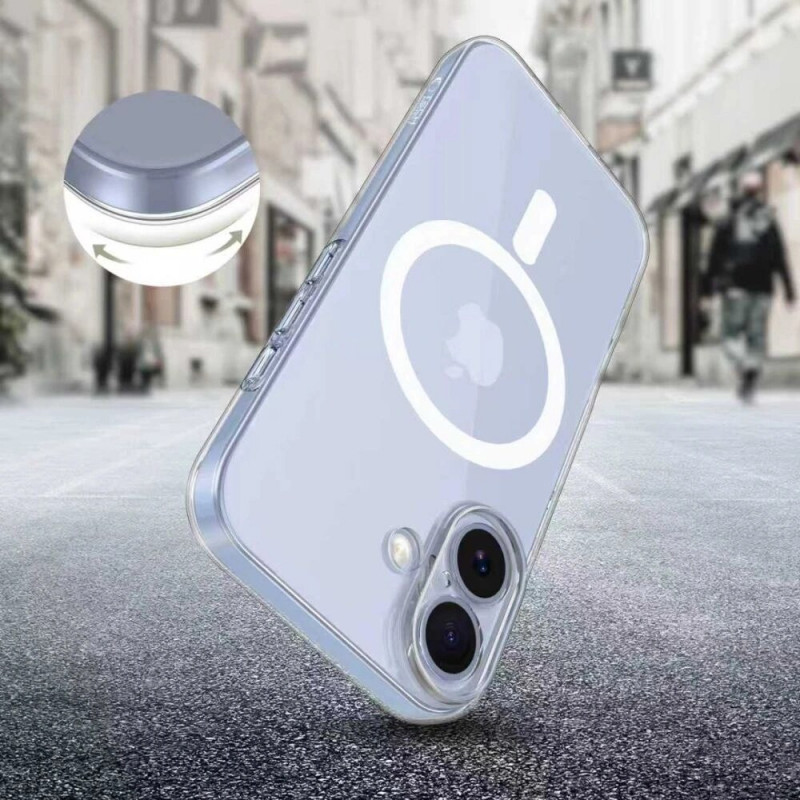 Tech-Protect FlexAir MagSafe dėklas Apple iPhone 17, permatomas