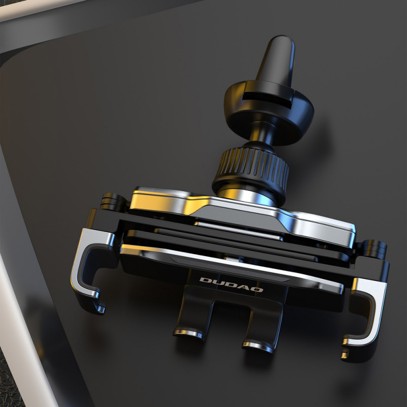 Dudao F11Pro gravitacinis automobilio išmaniojo telefono laikiklis, juodas
