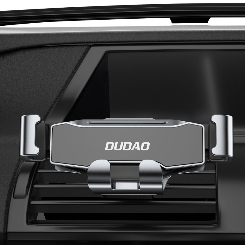 Dudao F11Pro gravitacinis automobilio išmaniojo telefono laikiklis, juodas
