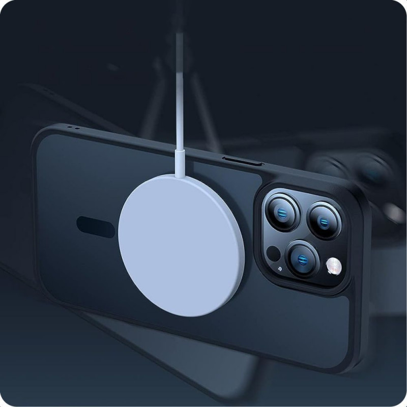 Tech-Protect MagMat MagSafe dėklas Apple iPhone 15, matte sky blue