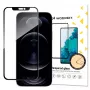 Wozinsky Super Tough Full Glue grūdintas stiklas su korpusui draugišku rėmeliu, skirtas iPhone 14 Plus / 13 Pro Max, juodas