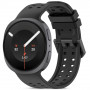 Tech-Protect Silicone Air apyrankė, skirta Samsung Galaxy Watch 8 / 9 / Classic 40 / 44 / 46 mm, juoda