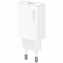 USAMS CC326 T69 sieninis įkroviklis su USB-A, 10.5 W, 2.1 A, baltas