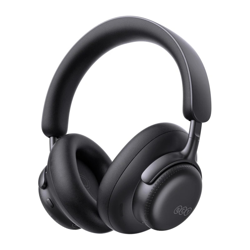 QCY H6 Ultra belaidės ausinės su adaptyviuoju ANC, Bluetooth 6.0, juodos