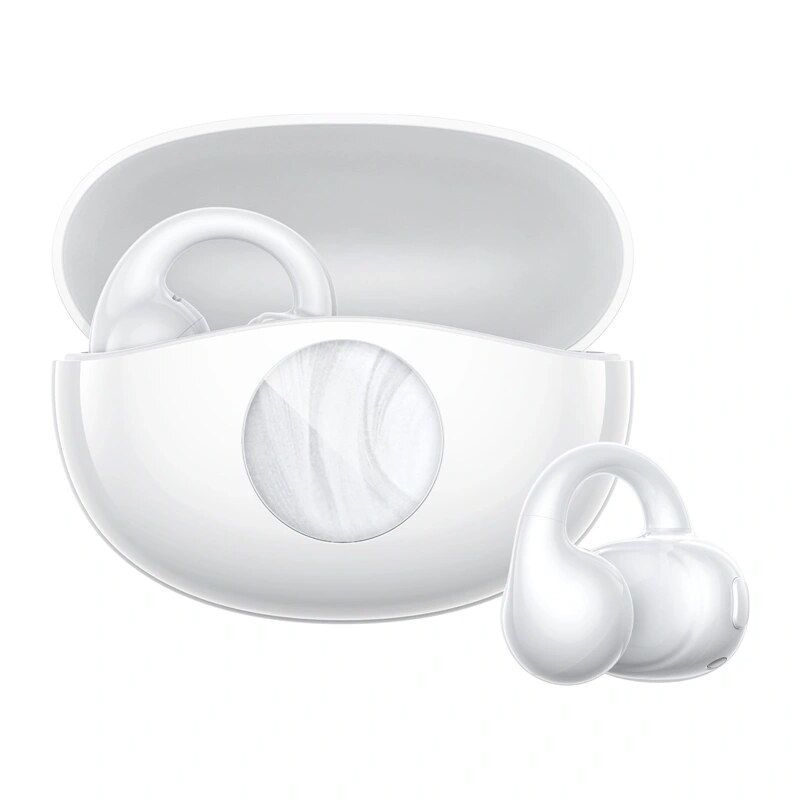 QCY Crossky C50i belaidžiai atviros ausų konstrukcijos ausinukai, Bluetooth 6.0, balti