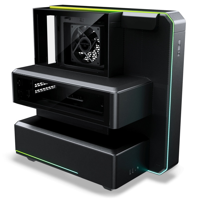 Phanteks EX5 Midi Tower kompiuterio korpusas, ATX, Direct Cooling, juodas