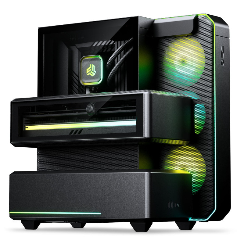 Phanteks EX5 Midi Tower kompiuterio korpusas, ATX, Direct Cooling, juodas