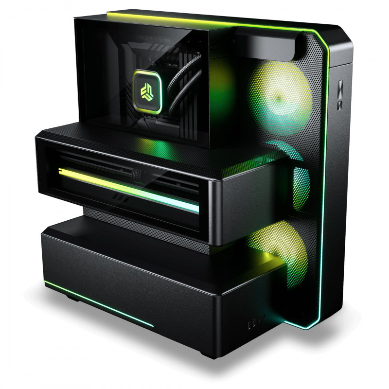 Phanteks EX5 Midi Tower kompiuterio korpusas, ATX, Direct Cooling, juodas